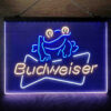 Budweiser Frog 3-Color LED Sign Man Cave Home Bar Pub Decor