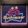 Budweiser Frog 3-Color LED Sign Man Cave Home Bar Pub Decor