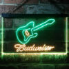 Budweiser Guitar LED Sign Man Cave Home Bar Pub Decor