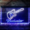 Budweiser Guitar LED Sign Man Cave Home Bar Pub Decor