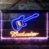 Budweiser Guitar LED Sign Man Cave Home Bar Pub Decor