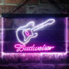 Budweiser Guitar LED Sign Man Cave Home Bar Pub Decor