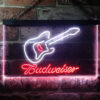 Budweiser Guitar LED Sign Man Cave Home Bar Pub Decor