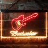 Budweiser Guitar LED Sign Man Cave Home Bar Pub Decor