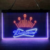 Budweiser King of Club 3-Color LED Sign Man Cave Home Bar Pub Decor