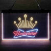 Budweiser King of Club 3-Color LED Sign Man Cave Home Bar Pub Decor