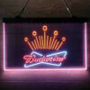 Budweiser King of Club 3-Color LED Sign Man Cave Home Bar Pub Decor