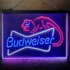 Budweiser Lizard 3-Color LED Sign Man Cave Home Bar Pub Decor