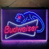 Budweiser Lizard 3-Color LED Sign Man Cave Home Bar Pub Decor