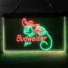 Budweiser Lizard Cowboys Mexico LED Sign Man Cave Home Bar Pub Decor