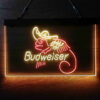 Budweiser Lizard Cowboys Mexico LED Sign Man Cave Home Bar Pub Decor