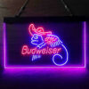 Budweiser Lizard Cowboys Mexico LED Sign Man Cave Home Bar Pub Decor