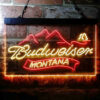 Budweiser Montana LED Sign Home Bar Decor