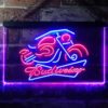 Budweiser Motorcycle LED Sign Man Cave Home Bar Pub Decor