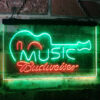 Budweiser Music Guitar Bar Decor Neon Light LED Sign Man Cave Decor