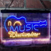 Budweiser Music Guitar Bar Decor Neon Light LED Sign Man Cave Decor