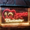 Budweiser Music Guitar Bar Decor Neon Light LED Sign Man Cave Decor