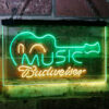 Budweiser Music Guitar Bar Decor Neon Light LED Sign Man Cave Decor