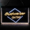 Budweiser On Tap LED Sign Man Cave Home Bar Pub Decor