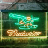 Budweiser Plane Game Room LED Sign Man Cave Home Bar Pub Decor