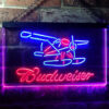 Budweiser Plane Game Room LED Sign Man Cave Home Bar Pub Decor