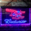 Budweiser Plane Game Room LED Sign Man Cave Home Bar Pub Decor