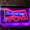 Budweiser Racing Car LED Sign Man Cave Home Bar Pub Decor