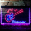 Budweiser Rock n Roll Live Music LED Sign Home Bar Decor