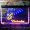 Budweiser Rock n Roll Live Music LED Sign Home Bar Decor