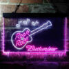 Budweiser Rock n Roll Live Music LED Sign Home Bar Decor