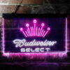 Budweiser Select Crown Classic LED Sign Man Cave Home Bar Pub Decor