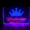 Budweiser Select Crown Classic LED Sign Man Cave Home Bar Pub Decor