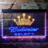 Budweiser Select Crown Classic LED Sign Man Cave Home Bar Pub Decor