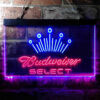 Budweiser Select Crown Classic LED Sign Man Cave Home Bar Pub Decor