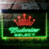 Budweiser Select Crown Classic LED Sign Man Cave Home Bar Pub Decor