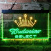 Budweiser Select Crown Classic LED Sign Man Cave Home Bar Pub Decor