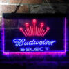 Budweiser Select Crown Classic LED Sign Man Cave Home Bar Pub Decor