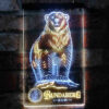 Bundaberg Rum Polar Bear LED Sign Home Bar Decor