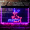 Busch Deer Jump Grassland LED Sign Home Bar Decor