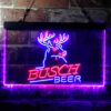 Busch Den Deer Hunt LED Sign Home Bar Decor