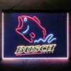 Busch Fishing Camp 3-Color LED Sign Man Cave Home Bar Pub Decor