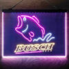 Busch Fishing Camp 3-Color LED Sign Man Cave Home Bar Pub Decor