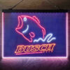 Busch Fishing Camp 3-Color LED Sign Man Cave Home Bar Pub Decor