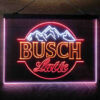 Busch Latte Mountain 3-Color LED Sign Man Cave Home Bar Pub Decor