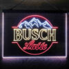 Busch Latte Mountain 3-Color LED Sign Man Cave Home Bar Pub Decor