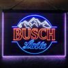 Busch Latte Mountain 3-Color LED Sign Man Cave Home Bar Pub Decor