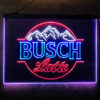 Busch Latte Mountain 3-Color LED Sign Man Cave Home Bar Pub Decor