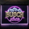 Busch Latte Mountain 3-Color LED Sign Man Cave Home Bar Pub Decor