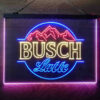 Busch Latte Mountain 3-Color LED Sign Man Cave Home Bar Pub Decor