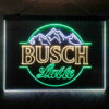 Busch Latte Mountain 3-Color LED Sign Man Cave Home Bar Pub Decor